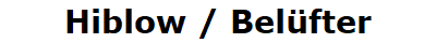 Hiblow / Bel�fter