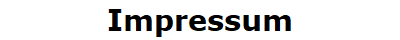 Impressum