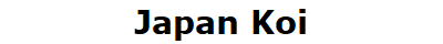 Japan Koi